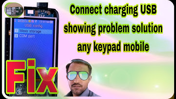 Sluit de USB-oplaadkabel aan en laat de oplossing voor het probleem zien. Elk toetsenbord