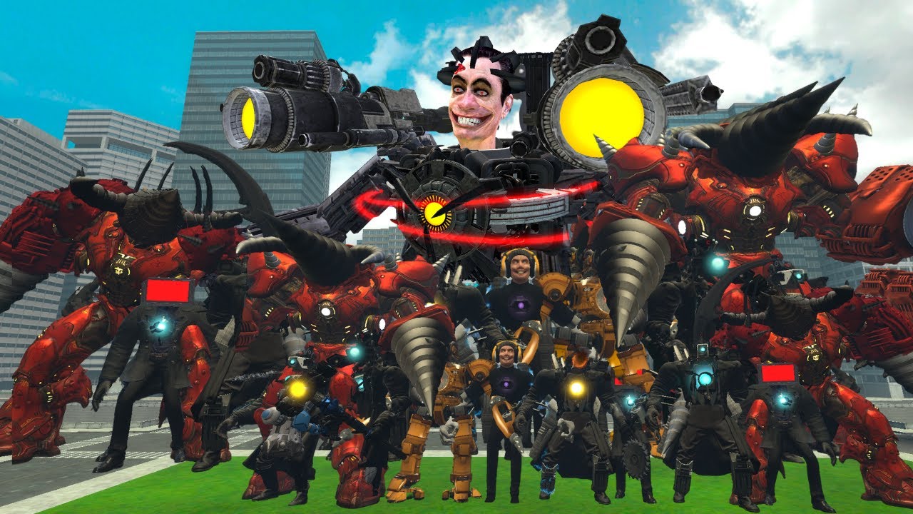 NEW UPGRADED TITAN DRILLMAN BOSS VS GIANT EVOLUTION SKIBIDI In Garry's Mod!