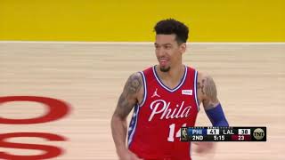 8 three-pointers for Danny Green | Philadelphia 76ers at LA Lakers | NBA Season 2020-21