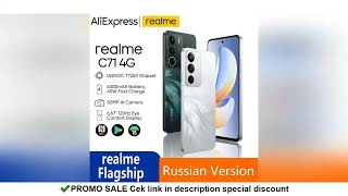 realme C71 Smartphone 6300mAh Battery 45W SUPERVOOC Charge 50MP AI Camera 120Hz Display IP64 AI Engi