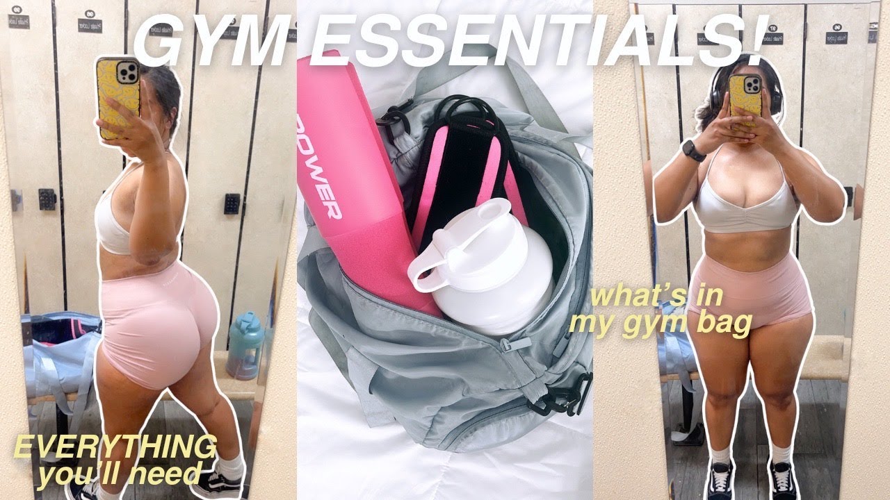 GYM ESSENTIALS // what's in my gym bag 2023, hygiene products