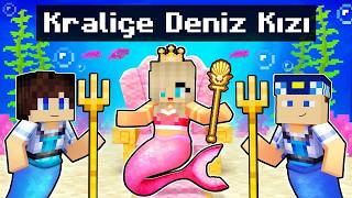 KRALİÇE DENİZ KIZI OLDUM FİLMİ! -Minecraft