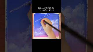 Easy Acrylic Painting Tutorial For Beginners #shorts (445)