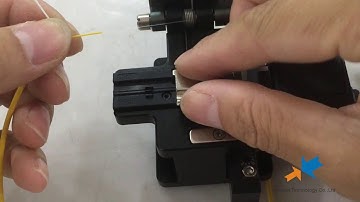 How to use Optical Fiber Cleaver K3