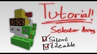 TUTORIAL: Silent and Tileable Selector Array