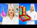 4 Funny Ways to Sneak Food into the Hospital || Edible DIY Tips and hack with friends by RATATA!