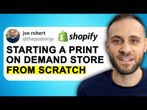 Watch Me Start A PROFITABLE Print On Demand Store In 2024
