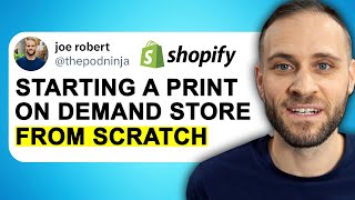 Watch Me Start A PROFITABLE Print On Demand Store In 2024