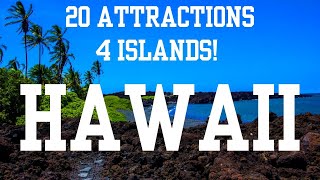 Hawaii Travel Guide - 20 Hidden Gem Attractions - 4 Islands & Manta Ray Night Swim!