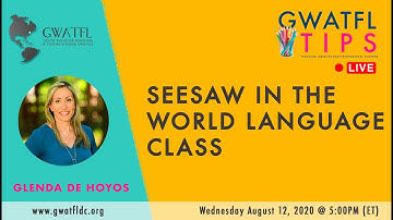 Create, Teach, Assess & Share with Seesaw in the World Language Class - Glenda De Hoyos