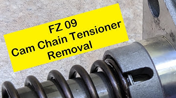 cam chain tensioner removal Yamaha FZ-09/MT-09 2014 2015 2016