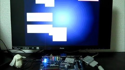 PSX on FPGA (Kernel run and home view)
