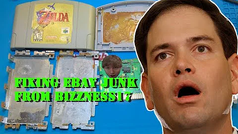 Fixing eBay Junk... From BIZZNES17  N64 Legend of Zelda Ocarina of Time Cart Repair