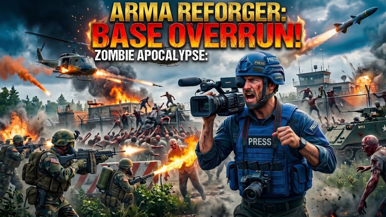 Overran Base Reporter Caught in Zombie Overrun! Base Falls | Arma Reforger Chaos ...