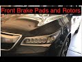 14-20 Acura MDX Front Brake Pads and Rotors How To