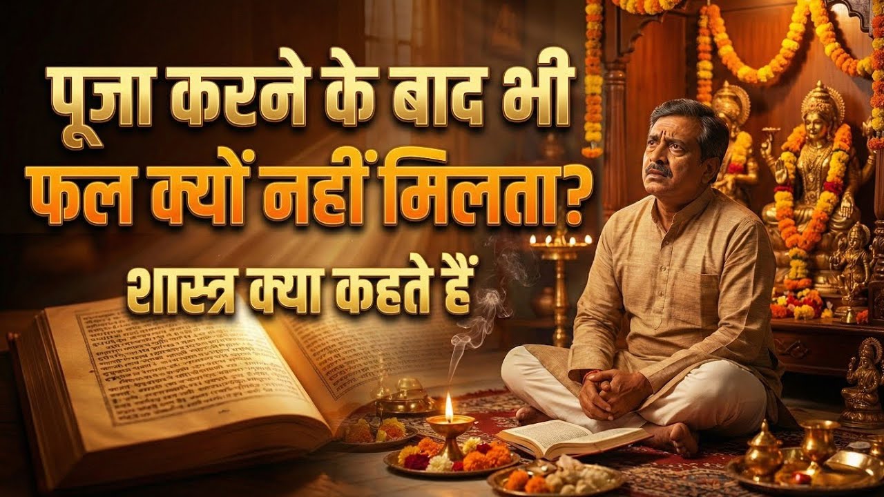 पूजा करने के बाद भी फल क्यों नहीं मिलता? शास्त्र क्या कहते हैं|