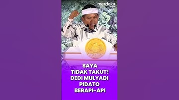 Saya Tidak Takut! Dedi Mulyadi Pidato Berapi Api #merdekaplus