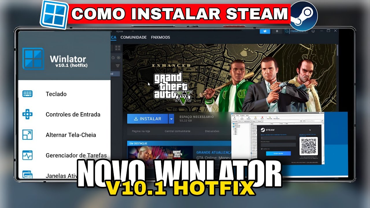 FINALMENTE! JOGUE ONLINE NA STEAM VIA WINLATOR V10.1 HOTFIX (TUTORIAL COMPLETO!)