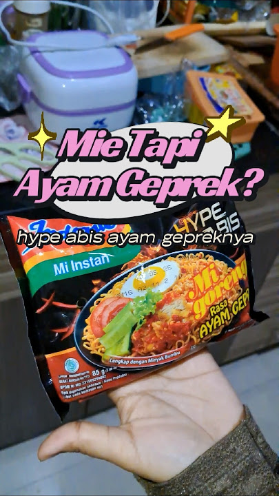 Mie Ayam Geprek 🤤