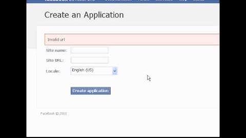 Create a Facebook Application For Wordpress