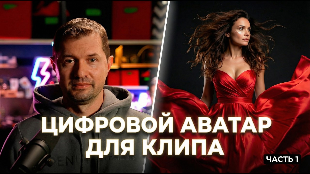 Как создать цифрового аватара для музыкального клипа (часть 1)
