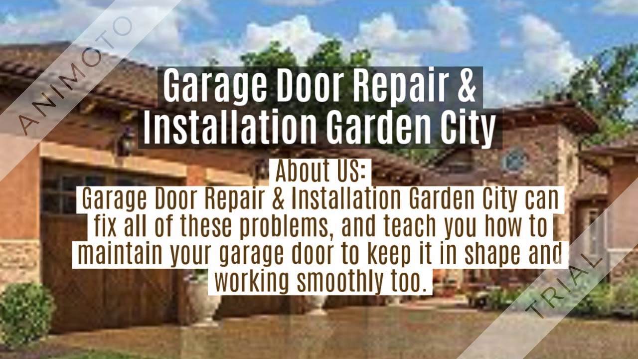 Garage Door Repair & Installation Garden City - YouTube