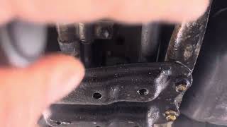 2001 Subaru Outback 2.5L oil pan bolts easy take off