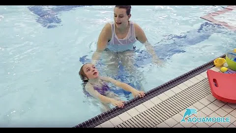Swimming Lessons for Kids: Back Gliding, Kicking and Back Stroke Arms