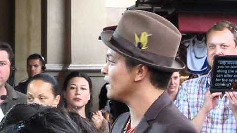 Bruno Mars with Mario Lopez (The Grove, Los Angeles) 10-05-10
