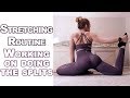 STRETCHING ROUTINE FOR DOING A SPLIT | Exercises For Working On Flexibility!