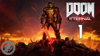 DOOM Eternal Прохождение На Русском На 100% Без Комментариев Часть 1 - Ад на Земле