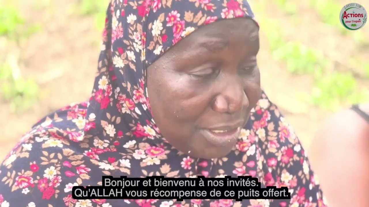 SAKKU-YIW: INAUGURATION DU PUITS  BELOUNNAS ZOULIKHA AU VILLAGE DE NDIAYENE FODE  REGION DE FATICK