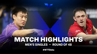 Liu Dingshuo Vs Ovidiu Ionescu Ms Wtt Star Contender Doha 2022 R48