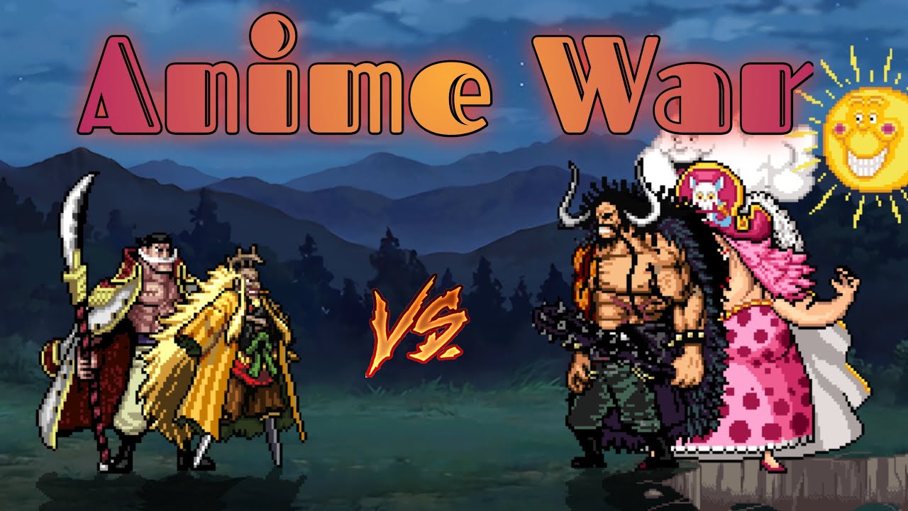 Shiki(new) & Whitebeard V2 VS Kaido V3 & Big Mom in Jump Force