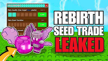 HUGE Fairy Event Leaks in Grow a Garden! 🌱 Seed Trading, Pets & Rebirth System Revealed!