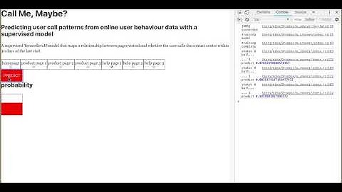 Call Me Maybe? Predicting user calls from website behaviour data using machine learning