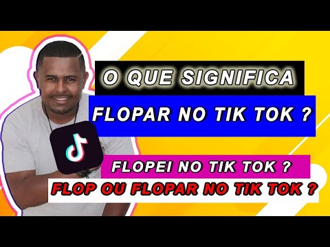 O que é flopar?