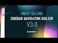 Bricks Sidebar Navigation Builder v3.0 – Latest Features Walkthrough