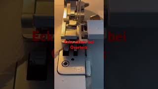 Ecke nähen mit Overlock #nähmaschine #overlock #nähen #shorts