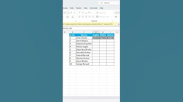 How to Generate Random Numbers With One Formula in Excel?|excel best formula #excel #shorts #viral