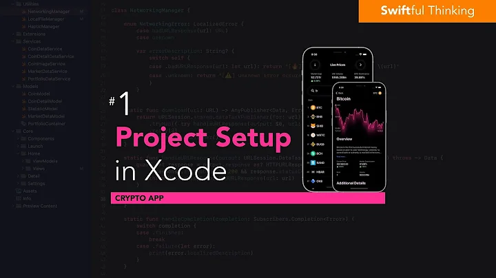 Setting up Xcode Project and a custom color theme | SwiftUI Crypto App #1