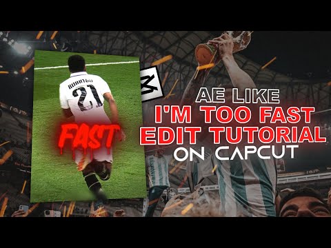 Viral Keep Up I'm Too Fast Edit Tutorial on Capcut | How to Make I'm Too Fast Edit Capcut Tutorial