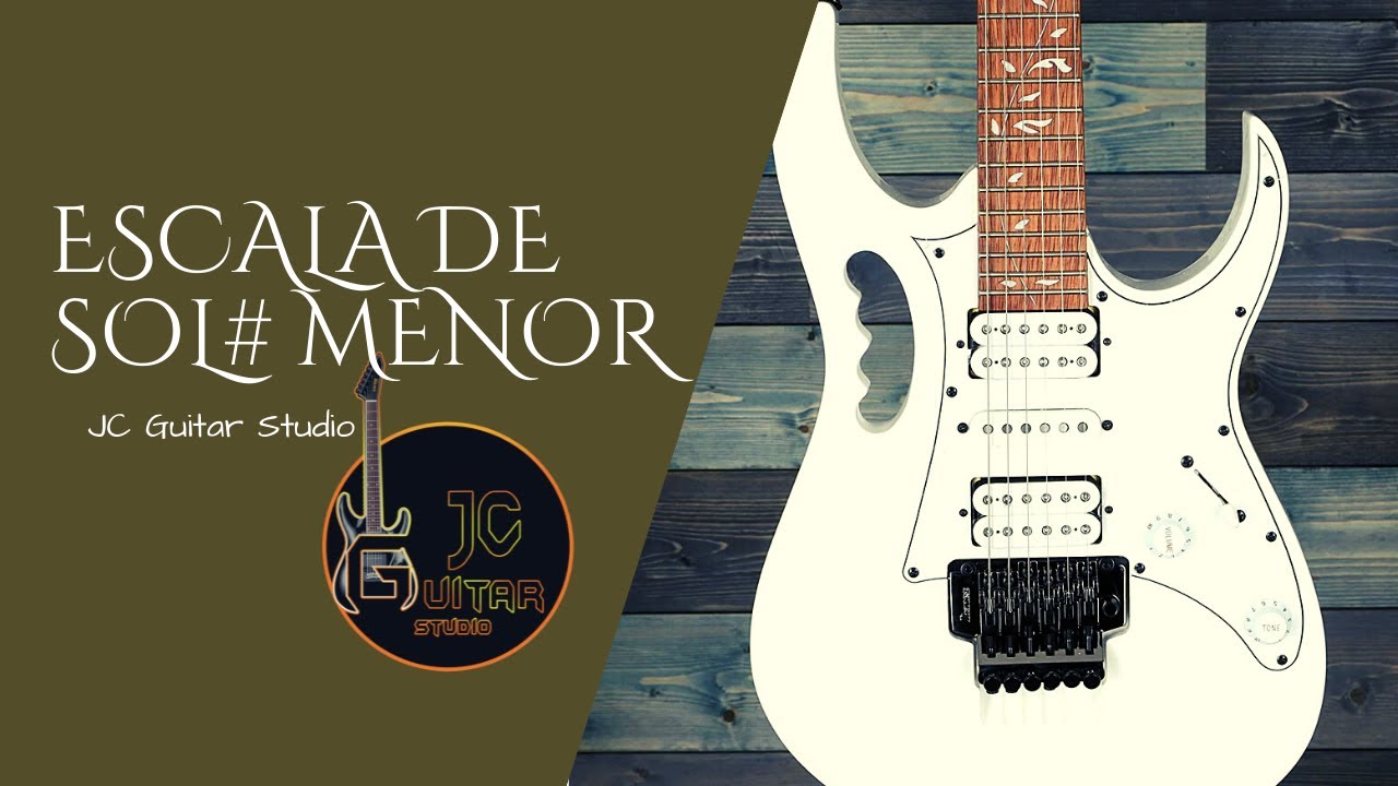 Tutorial Escala de Sol sostenido menor (melódica y natural) w/TAB