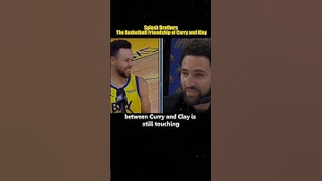 Splash Brothers,the basketball friendship of Curry and Klay #youtubeshorts #shorts #nba #curry #klay