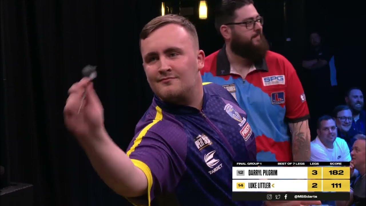 5 Bullseye in a row, incredible darts again. LukeLittler YouTube