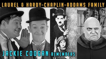 Rare Interview! Laurel & Hardy with ADDAMS FAMILY