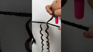 Get perfect curls in ONLY 2 STEPS 🌀✨ #daixidreadology #humanhair#tutorial