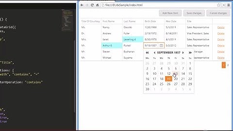 DevExpress DevExtreme: HTML5 Data Grid