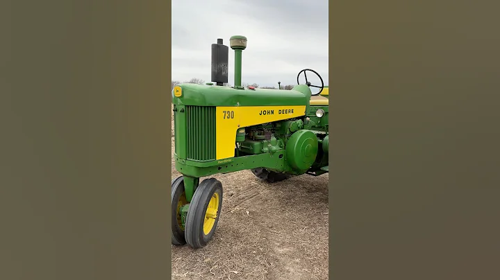 TAKING THE 730 OUT FOR A DRIVE #shorts #johndeere #730 #antique #tractor #farming