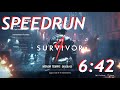 [PC 60fps/WR] Resident Evil 2 Remake 4th Survivor (Hunk) Speedrun 6:42